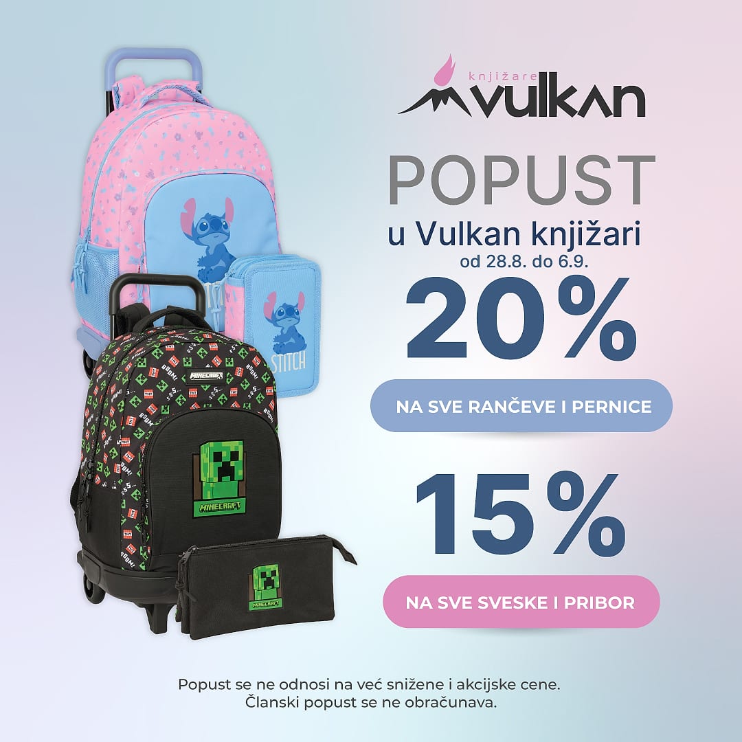 POPUST U VULKAN KNJIŽARI